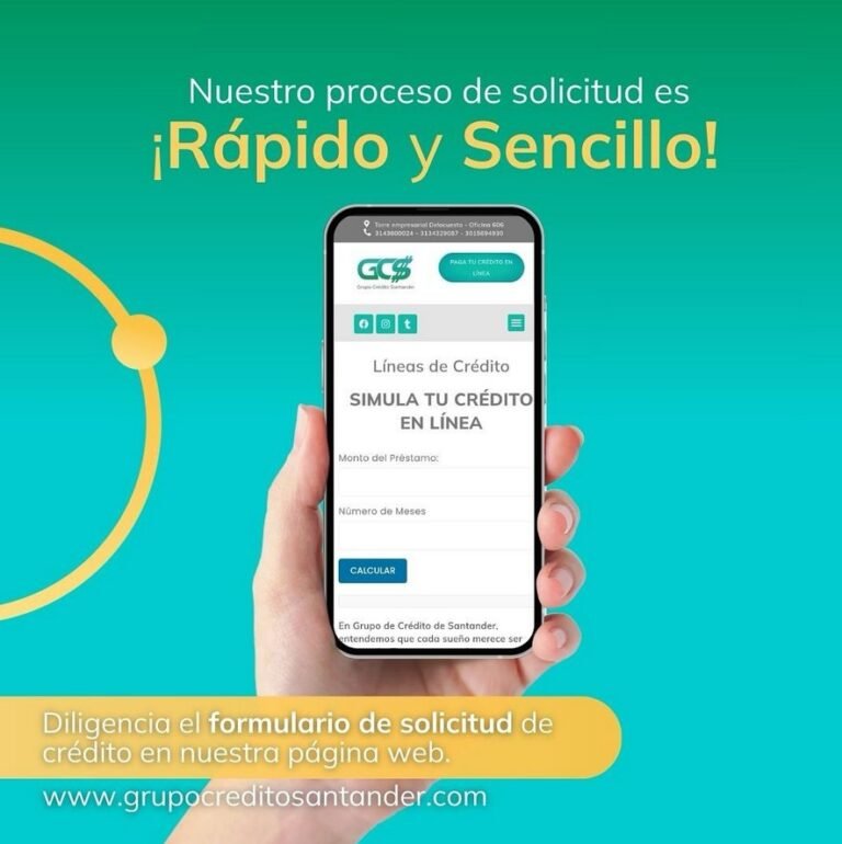 Préstamos en Línea en Bucaramanga: Flexibilidad y Rapidez con Grupo Crédito Santander